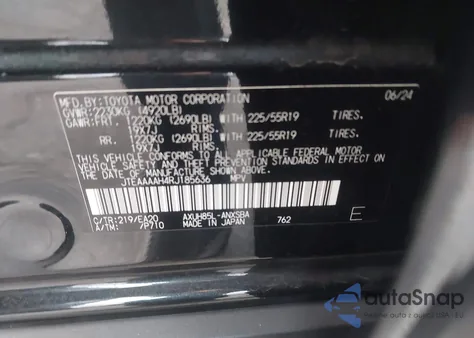 2024 Toyota Venza Limited from USA, damaged, VIN JTEAAAAH4RJ185636